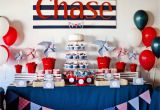 Sailor Birthday Decoration Guest Party Boy 39 S Nautical First Birthday Party