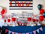 Sailor Birthday Decoration Guest Party Boy 39 S Nautical First Birthday Party