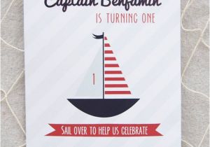 Sailor Birthday Invitations Nautical Birthday Invitation Printable