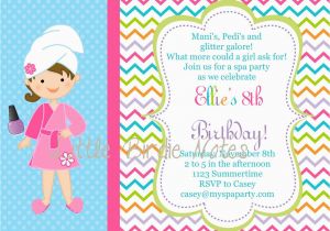 Salon Birthday Party Invitations Spa Birthday Party Invitations Party Invitations Templates