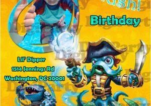 Same Day Birthday Invitations Items Similar to Skylanders Pool Party Birthday Invitation