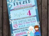 Same Day Birthday Invitations Same Day Customized Frozen Invitation Frozen Party Digital