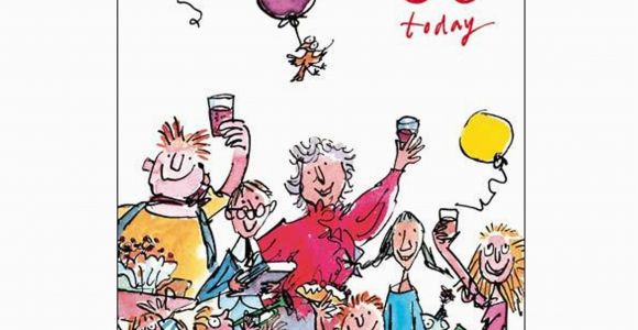 Same Day Delivery Birthday Cards 90th Unisex Birthday Card Quentin Blake Same Day