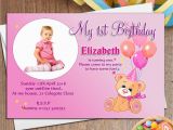 Sample Of 1st Birthday Invitation Card 1st Birthday Invitation Cards for Baby Boy In India