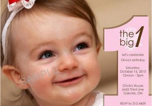 Sample Of Birthday Invitation Cards 1 Year Old First Birthday Invitations Sample Easyday