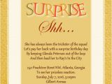 Sample Wording for Birthday Invitations Surprise Birthday Party Invitation Wording Wordings and