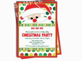 Santa Birthday Party Invitations Santa Claus Invitation Santa Birthday by Storybooklanecrafts