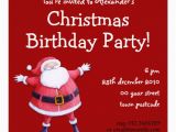 Santa Birthday Party Invitations Santa Claus Red Christmas Birthday Invitation 5 25 Quot Square