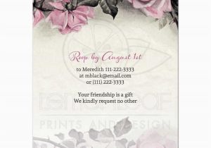 Save the Date 80th Birthday Invitations 80th Birthday Invitation Vintage Pink Grey Rose