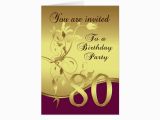 Save the Date 80th Birthday Invitations 80th Birthday Party Invitation Zazzle Com