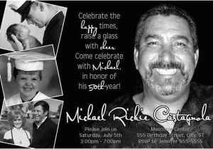 Save the Date 80th Birthday Invitations Classic Black White 50th Birthday Invitation 40th 60th