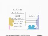 Save the Date 80th Birthday Invitations Save the Date 80th Birthday Celebration Postcard Zazzle