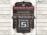 Save the Date Birthday Invite Birthday Party Save the Date Invitation Card by Delartdesigns