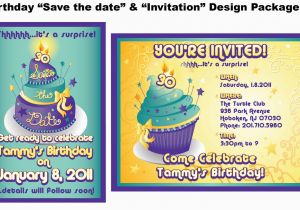 Save the Date Birthday Invite Meg My Day T 39 S Birthday Quot Save the Date Quot Quot Invitation Quot Design