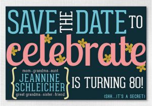 Save the Date Birthday Invite Save the Date Birthday Invitations Save the Date Birthday