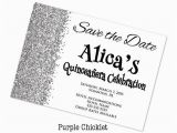 Save the Date Birthday Invite Save the Date Quinceanera Celebration Birthday by