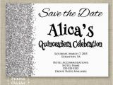 Save the Date Birthday Invite Save the Date Quinceanera Celebration Birthday Invitation