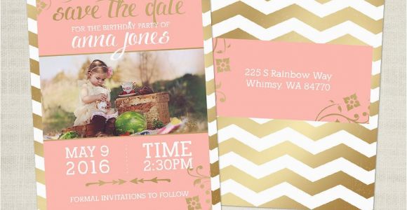 Save the Date Cards for Birthday Birthday Save the Date Card Template for Photographers Bd02