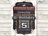 Save the Date Cards for Birthday Party Birthday Party Save the Date Invitation Card by Delartdesigns