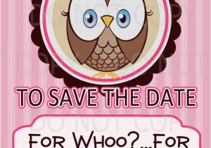 Save the Date Cards for Birthday Party Items Similar to Printable Diy Owl First Birthday Save the