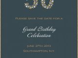 Save the Date Cards for Birthdays Bubbly Bash 50th Birthday