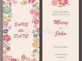 Save the Date Cards for Birthdays Vector Card Template for Save the Date Baby Stock Vector
