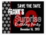Save the Date Cards for Surprise Birthday Party Modern Save the Date Surprise 60th Party W1942 Postcard