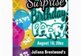 Save the Date Cards for Surprise Birthday Party Surprise Birthday Party Save the Date Postcard
