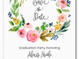 Save the Date Invitation Wording for Birthday Party Cara Floral Wreath Save the Date Cards Wedding Save the