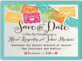 Save the Date Invitation Wording for Birthday Party Mexican Fiesta Paper Flags Save the Date Invitations Di