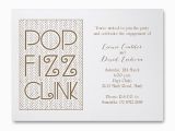Save the Date Invitation Wording for Birthday Party Pop Fizz Clink Party Invitation Save the Date Card