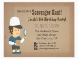 Scavenger Hunt Birthday Invitations Free Printable Scavenger Hunt Birthday Party Invitations