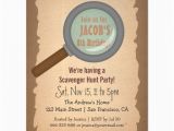 Scavenger Hunt Birthday Invitations Grunge Scavenger Hunt Birthday Party Invitations