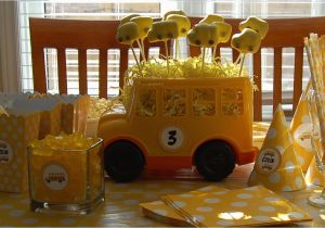 School Bus Birthday Party Decorations 7under1designs School Bus themed Birthday Party