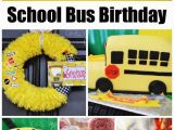 School Bus Birthday Party Decorations School Bus Party On Pinterest