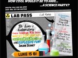 Science themed Birthday Party Invitations Science themed Birthday Invitation Mad Scientist Party