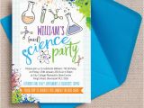 Science themed Birthday Party Invitations Science themed Kids Birthday Party Invites Inspiration