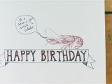Scientist Birthday Card Lobsters are Immortal A Science Birthday Card We are