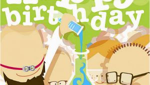 Scientist Birthday Card Scientists Birthday Card by Showler and Showler