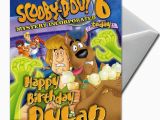 Scooby Doo Birthday Cards Scooby Doo Personalised Birthday Card Large A5