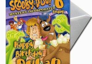 Scooby Doo Birthday Cards Scooby Doo Personalised Birthday Card Large A5