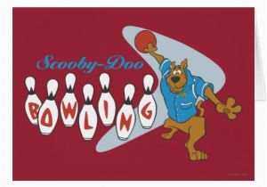 Scooby Doo Birthday Cards Scooby Doo Quot Bowling Quot 1 Card Zazzle