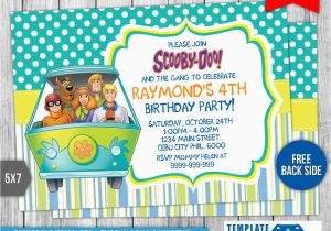 Scooby Doo Birthday Invites Free Scooby Doo Birthday Invitation