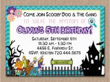 Scooby Doo Birthday Invites Scooby Doo Birthday Invitation Girl Birthday by