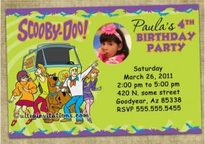 Scooby Doo Birthday Invites Scooby Doo Birthday Invitations Photo Invites