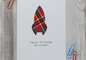 Scottish Birthday Cards Online 39 Happy Birthday Ya Rocket 39 Scottish Tartan Card by Hiya