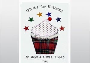Scottish Birthday Cards Online Scottish Birthday Card Cupcake Wwbi42 Scottish Birthday