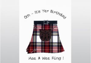 Scottish Birthday Cards Online Scottish Birthday Card Kilt Fling Wwbd55 Scottish