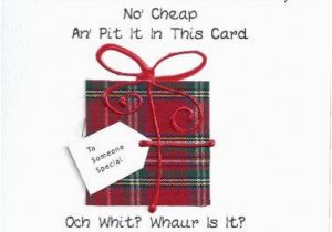 Scottish Birthday Cards Online Scottish Birthday Card Poem Parcel Click Image to Close