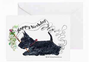 Scottish Birthday Cards Online Scottish Terrier Birthday Dog Greeting Cards Pk O by Tailend